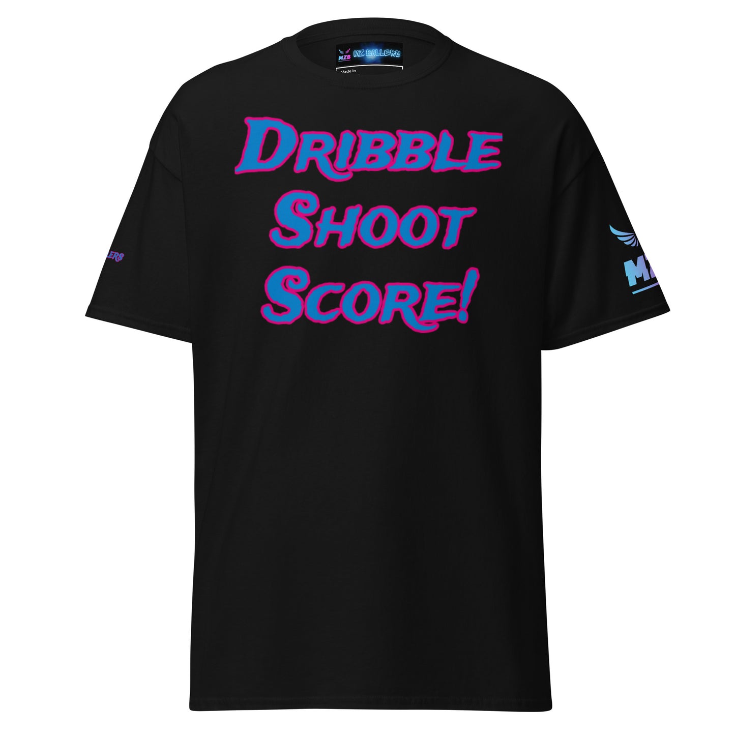 "Dribble, shoot, score!"