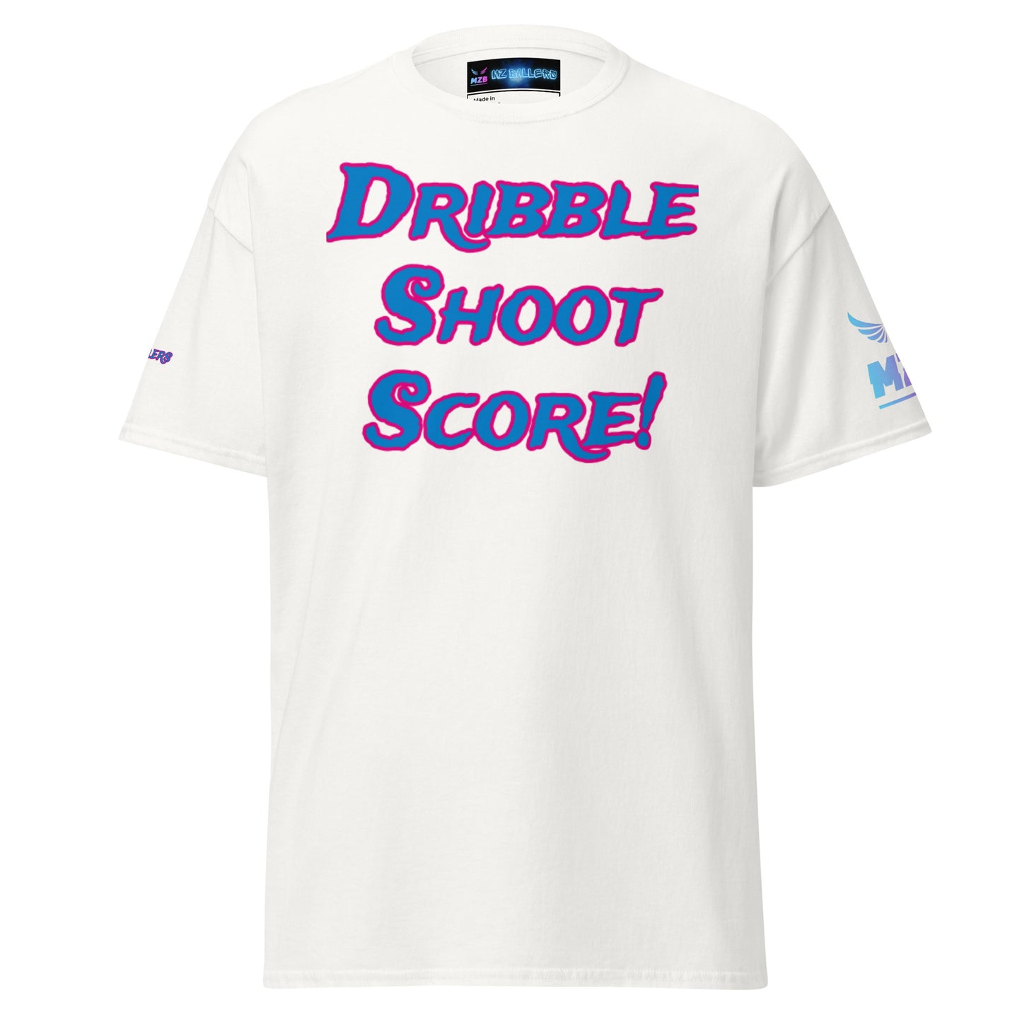 "Dribble, shoot, score!"